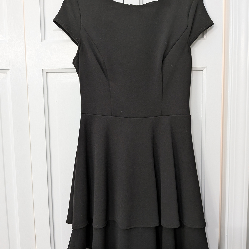 B Darlin Black High Low Dress